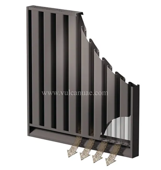Sand Trap Louver Door – Heavy Duty Galvanized Steel, Ventilated and Dust Separation, Custom Hardware, Industrial and Utility Application, RAL Powder Coated for Weather Resistance